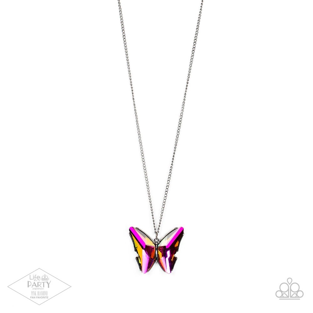 Paparazzi The Social Butterfly Effect Multi Necklace